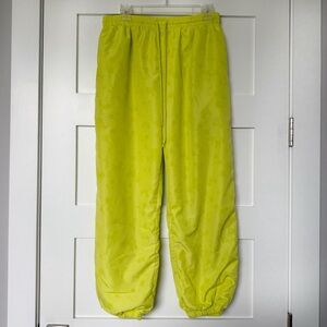 Disney Parks Neon Green Mickey Track Pants